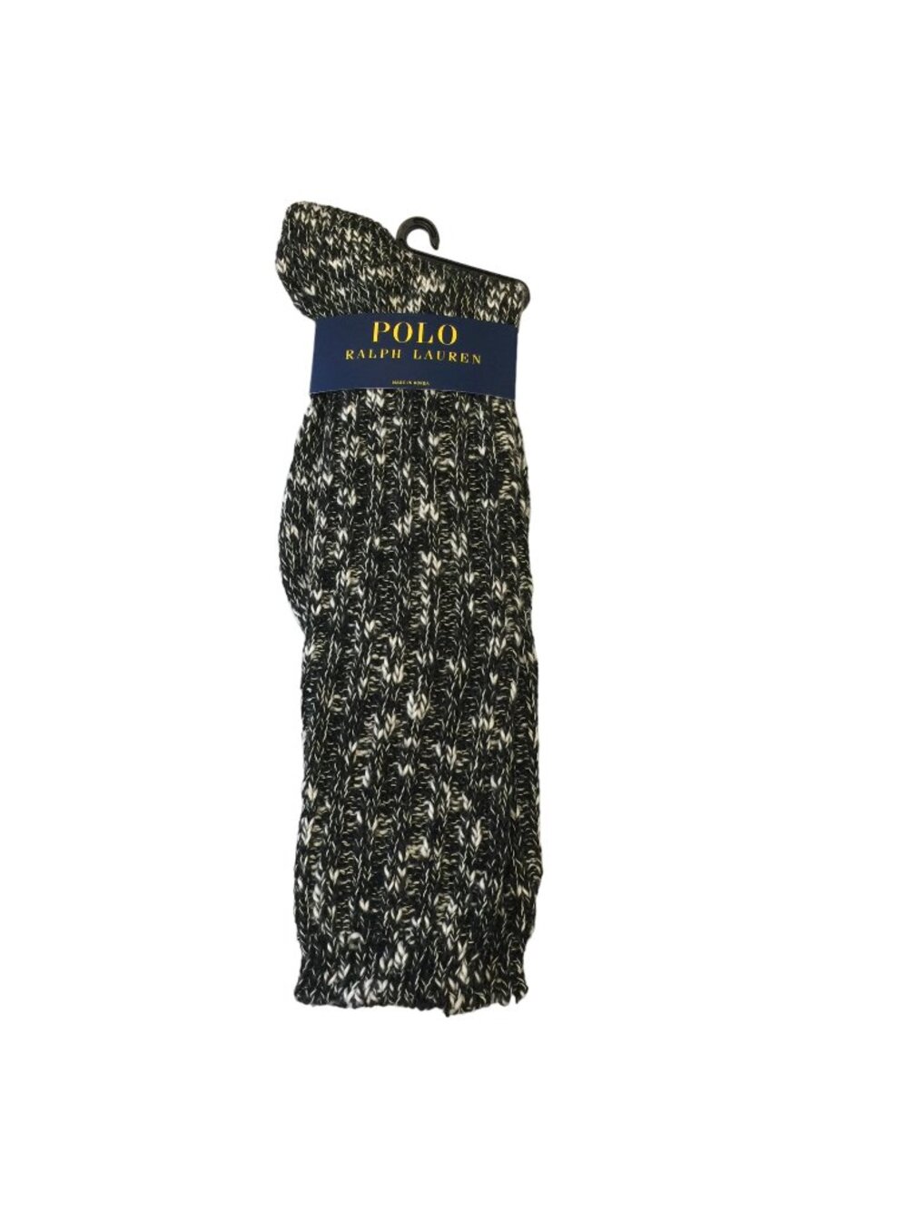 POLO Women's Lightweight Knitted Socks Size 9-11 Charcoal Cream